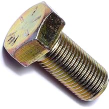 Hard-to-Find Fastener 014973253745 Grade 8 Fine Hex Cap Screws, 1/2-20 x 1, Piece-4 , yellow