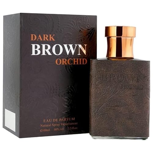 Dark Brown Orchid Long Lasting Men Perfume | Eau de Perfum | Long Lasting Fragrance Perfum | For Men | 100ml 3.38 FlOz