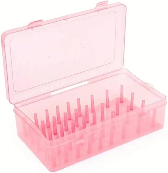 Sewing Thread Storage Box for Sewing Thread Essential to Keep Your Threads Neatly Organized (Pink)