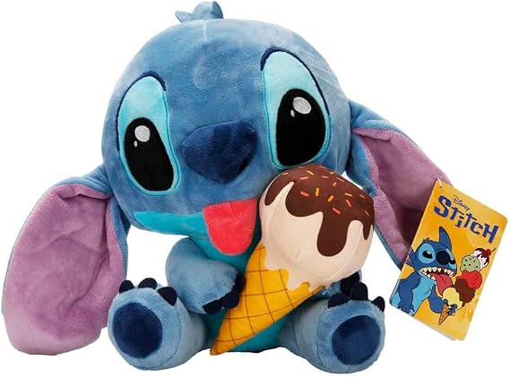 Dondurma Yiyen Stitch Peluş 25 cm
