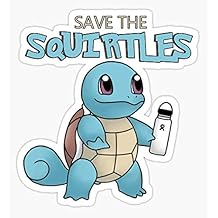 Save The Squirtles Sticker - Graphic for Auto, Wall, Laptop, Cell, Truck Windows, Cars