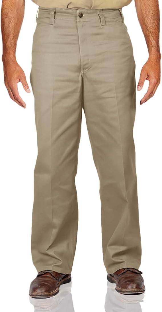 Ben Davis Original Ben's Cotton Twill Pants (54W x 32L, Khaki)