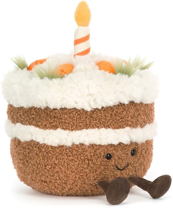 Jellycat Amuseables Carrot Cake - Jellycat Spring Collection 2026 Exclusive