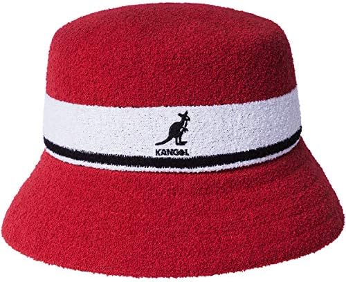 Kangol Bermuda Stripe Bucket - Electric PinkM Bucket Hat