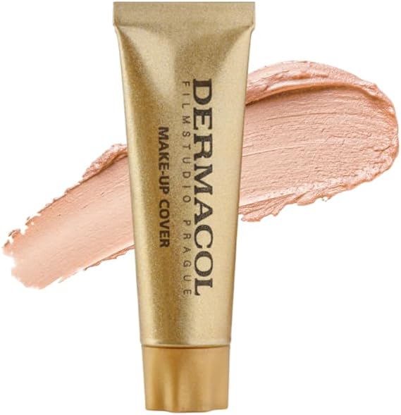 Dermacol Full Coverage Tattoo Cover Matte Foundation SPF 30, 13g, Shade 207 | Tattoo cover up makeup Long-lasting for oily skin; covers acne, scars & under-eye bags; hypoallergenic