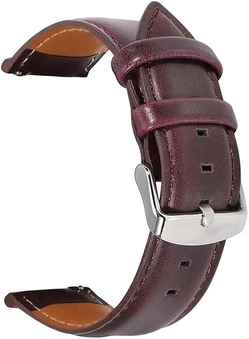 20mm 22mm Leather Band Fit For HAYLOU RS5 LS19 Smartwatch Strap Bracelet Fit For Haylou Solar Plus RT3/LS16/GST/RT2/RS3/RS4 Plus Correa
