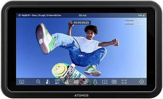 Atomos Shinobi GO HDMI 4K Camera Field Monitor with HDR Touchscreen, All Day Battery Life, and Lightweight Design