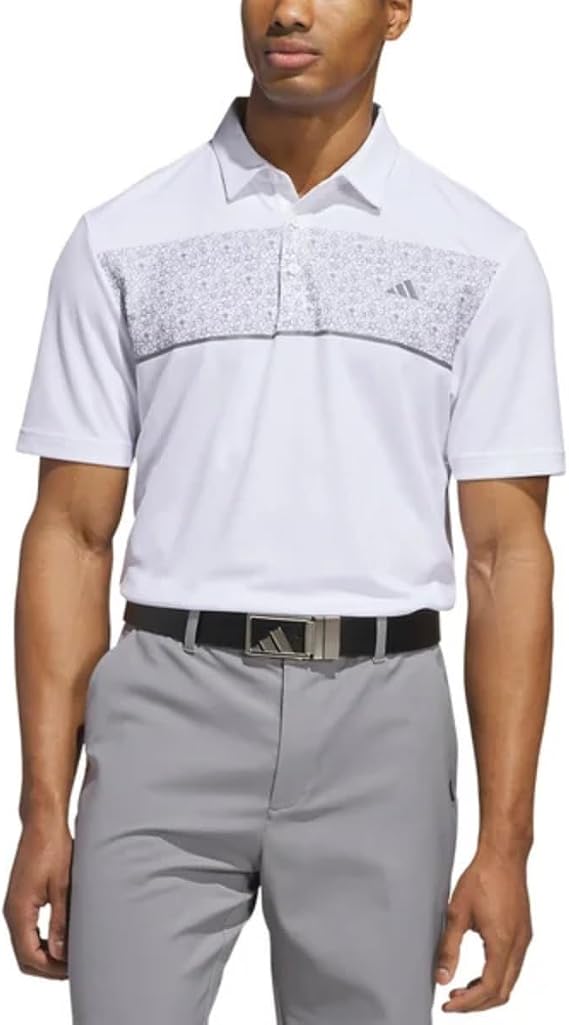 adidas Men's Core Chest Stripe Polo Shirt
