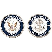 US Navy Proud Dad Challenge Coin