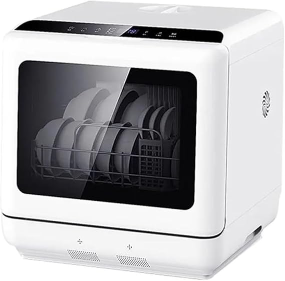 Portable Dishwasher, Household Mini Dish Washer Desktop Kitchen Dishwasher Cleaner Tableware Wash Machine,Countertop Dishwasher