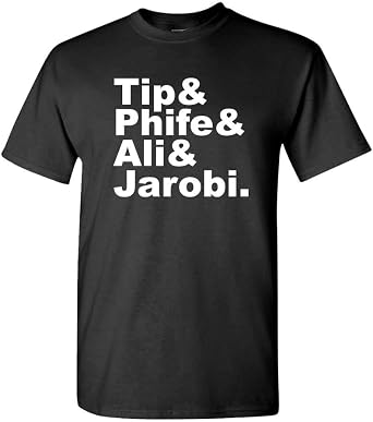 TIP & Phife & ALI & JAROBI - Hip hop Rap r&b - Mens Cotton T-Shirt