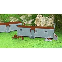 Bachmann Trains - Railroad Work Sheds (2 per Box) - Gray & Oxide RED - HO Scale