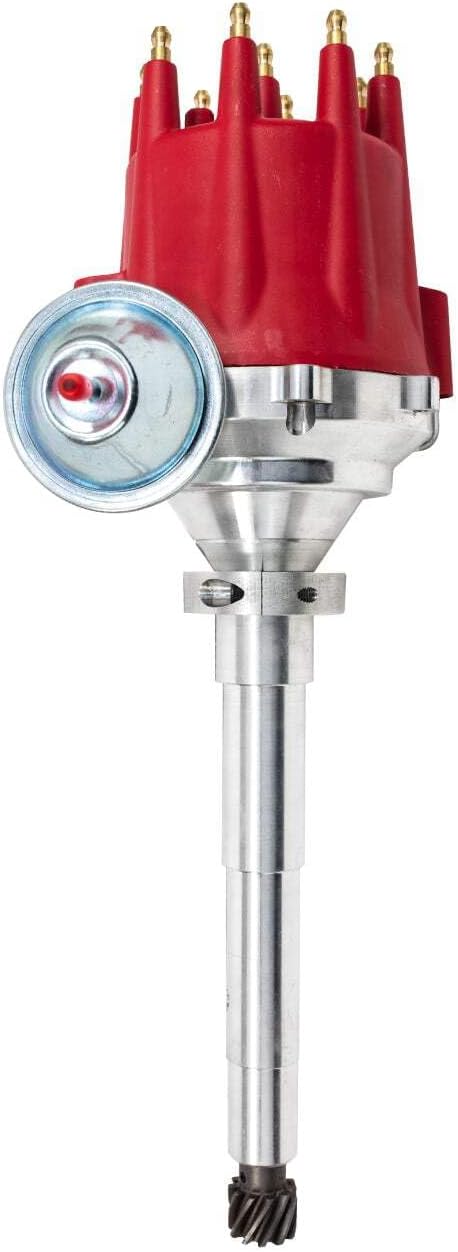 Top Street Performance Pro Series Ready to Run RTR Distributor for Ford Flathead V8 - Red
