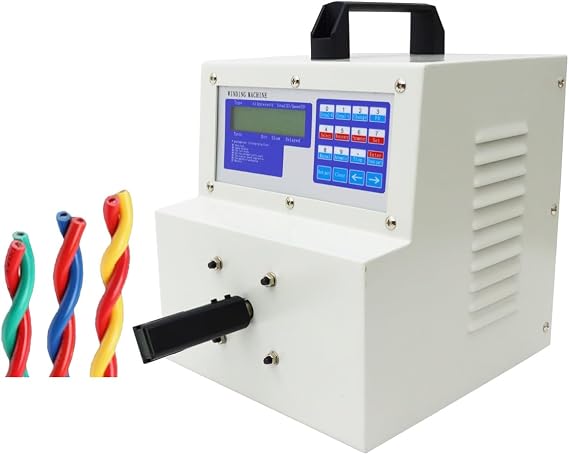 INTBUYING 110 V Twist Tie Machine High-speed Cable Twisting Machine Automatic Wire Twister