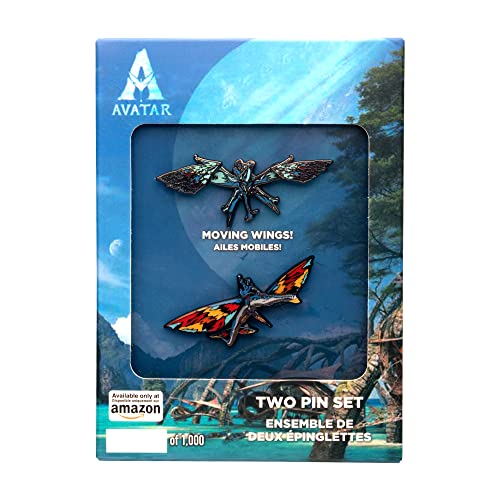 Disney Avatar 2: The Way of Water Jake and Neytiri 2 Moving Pin Set  Individually Numbered