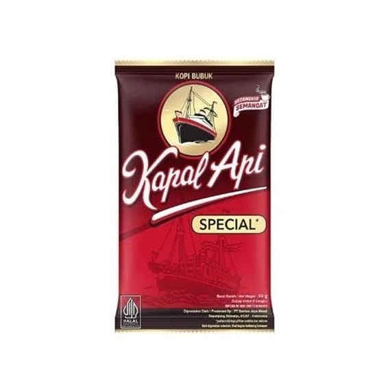 Kapal Api, Indonesia Coffee, Kopi Bubuk, Special 60g (Pack of 1)