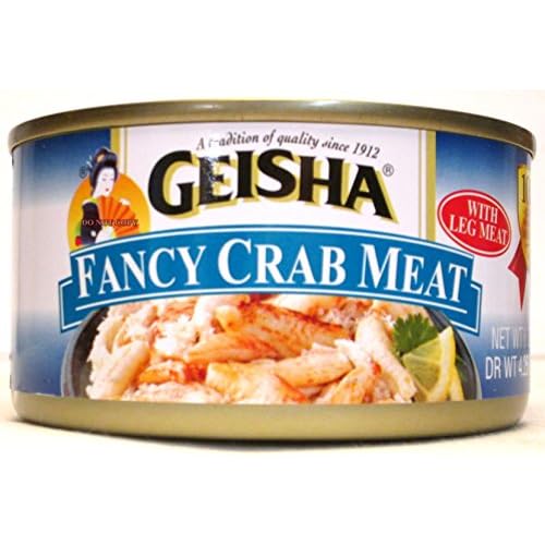 Geisha Wild Caught Fancy Crab Meat Pack of 3 6 oz Cans