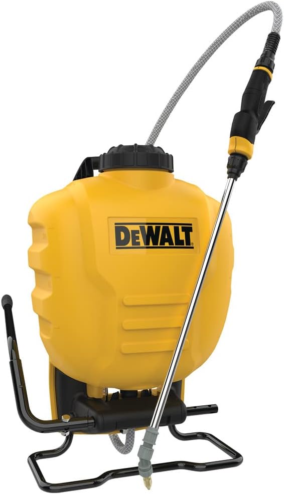 DEWALT Internal Piston Pump Backpack Sprayer, 4 Gallon
