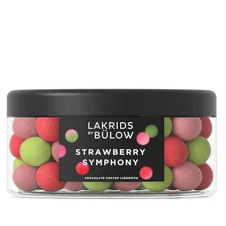 LAKRIDS BY BÜLOW - STRAWBERRY SYMPHONY - Danish Gourmet Liquorice Balls - 515 g
