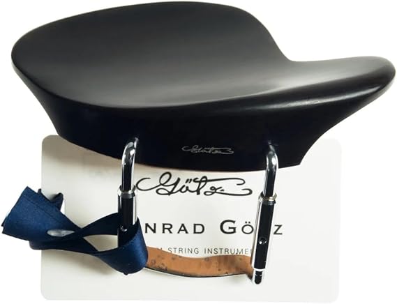 Conrad Gotz, ZK-4253, Hamburg Chinrest for Violin 4/4, Ebony