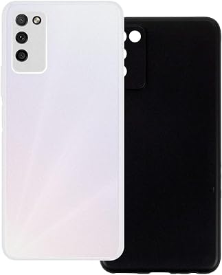 2-Pack TPU Case Compatible with Huawei Honor 30 Lite Phone Cover - Shockproof Flexible Protective Accessories with Precise Cutouts WhiteBlack