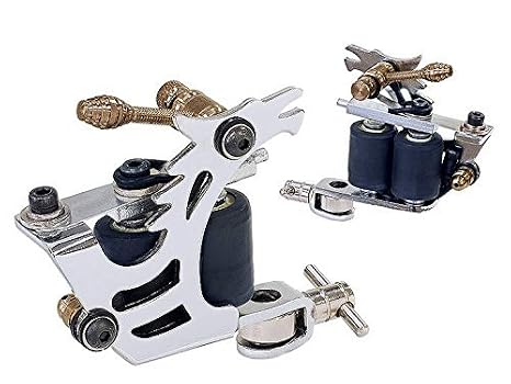 Dual Coil Tattoo Liner Shader Machine - Chrome