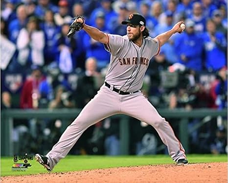 MLB Madison Bumgarner San Francisco Giants 2014 World Series Game 7 Action Photo (Size: 11" x 14")