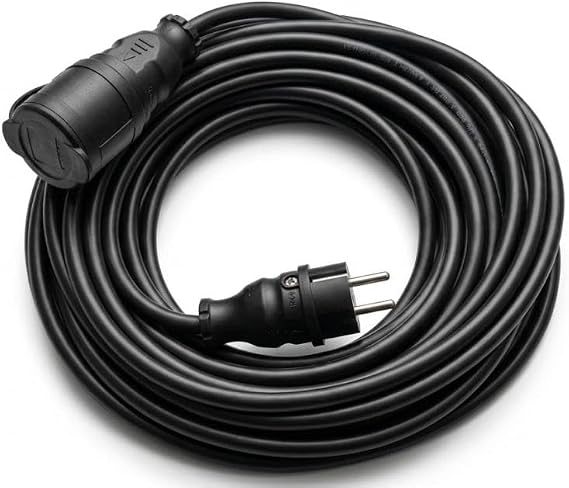 Elektrİklİ AraÇlar İÇİn 20 Mt 3x2,5mm Ttr Bakir Premİum Uzatma Kaplosu Ip 44 Onayli