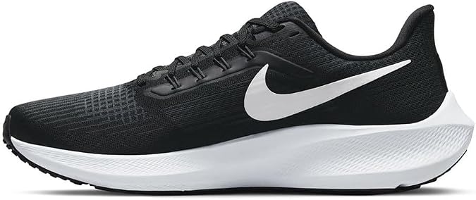 Nike Men's Air Zoom Pegasus Sneaker, Black, White, Black, 14