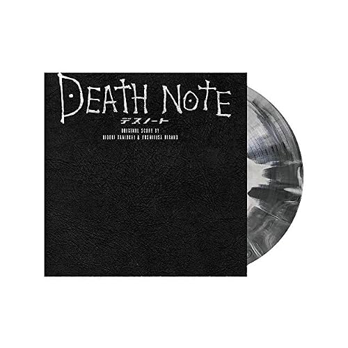 Death Note Original Score - Exclusive Limited Edition Black & White Burst Colored 2x Vinyl LP