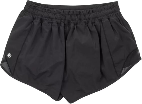 Lululemon Hotty Hot High-Rise Lined Shorts 2.5" (Black, Womens, Size 4)
