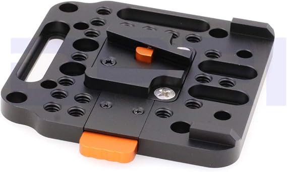 V Lock Plate Assembly kit Female V-Lock for V-Mount Batteries/DJI Ronin M MX (Orange)