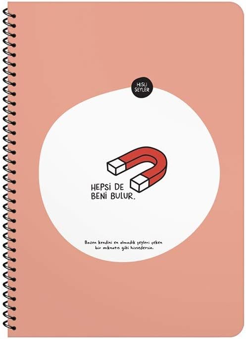 Keskin Color Hisli Şeyler A4 80yp Kareli Spiralli Stickerli Defter - Hepsi De Beni Bulur