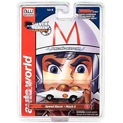 SC372-1 AUTO World THUNDERJET R36 Speed Racer MACH 5 HO Scale Electric Slot CAR