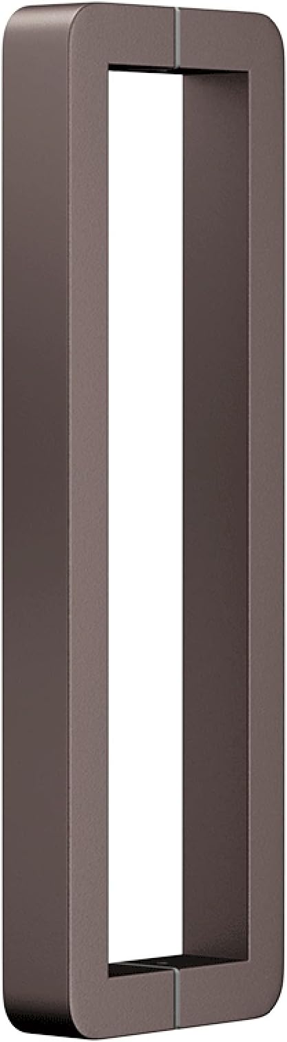 Heavy Duty Stainless Steel Push Pull Door Handle, Commercial Double Sided Bar Barn Door Handles Shower Glass Pulls, Office Shop Entry, Garages Sheds Gates/Brown/72.5Cm/28.5In