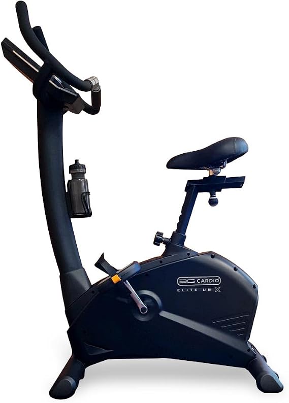3G Cardio Elite UB Upright Bike - Commercial Grade - Compact Footprint - Ultra Comfortable Seat - Magnetic Resistance - 350 lbs Capacity