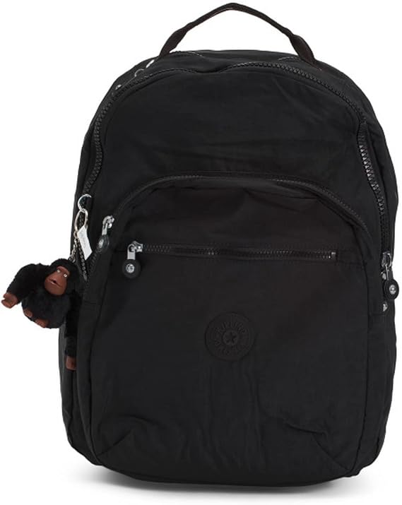 Kipling Women's Seoul 15" Laptop Backpack True black, 13.75'' L x 17.25'' H x 8''D
