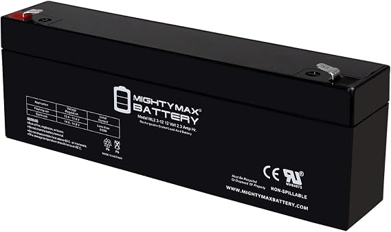 Mighty Max Battery 12V 2.3AH F1 SLA Replacement Battery Compatible With Voltmax VX-1222