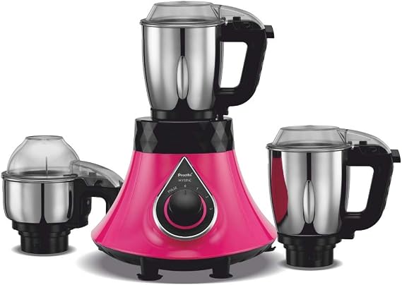 Preethi Mystic MG-238 Mixer Grinder 750 Watt with 3 Jars (Indian Plug)