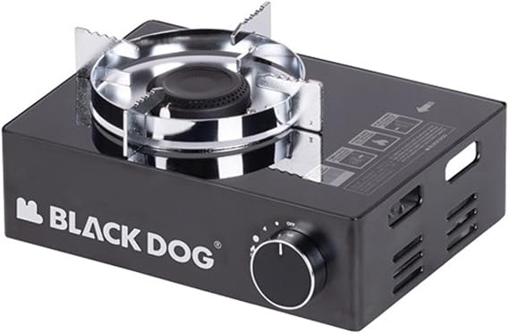 Blackdog 11,942 BTU Single Burner Gas Stove, Portable Butane Outdoor Camping & Backpacking Hiking Stove, Emergency Burning Cooking Stove