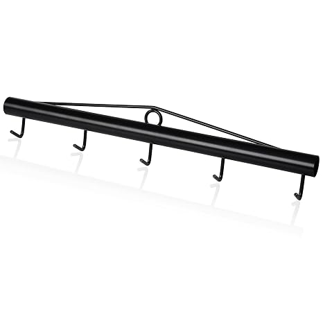 Chain Link Fabric Fence Stretcher,5-Thicken Hook Bar,31.5 Inch Woven Wire Stretcher,Fence Stretcher Tool,Steel,Black