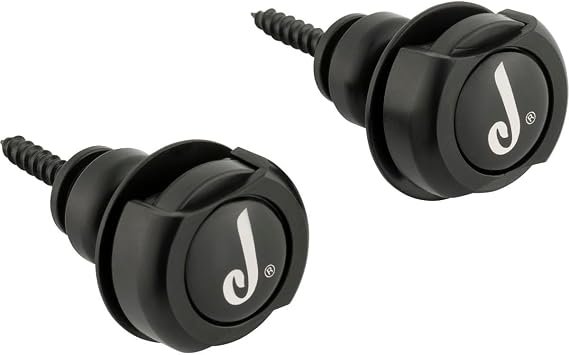 Jackson Strap Locks for Guitar or Bass, Black