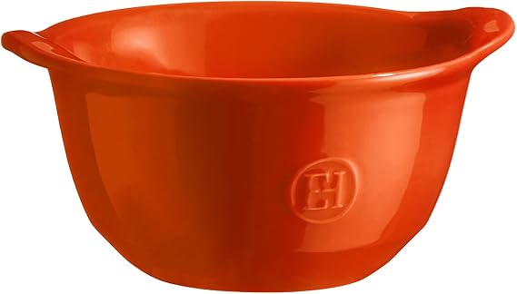 Emile Henry EH762149 Gratin Kasesi, Seramik, Toskana Turuncu, 0,55 l