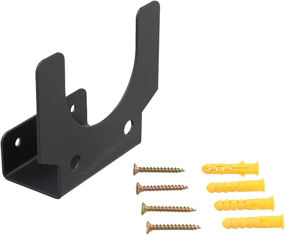 for Black Angle Grinder Storage Rack Wall Mount Stand 5 Inch Tools Vertical Holder with Installation Screws