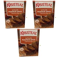 Krusteaz Pumpkin Spice Quick Bread Mix 15 ounce (Pack 0f 3)