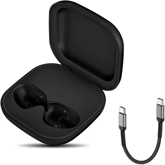 Charging Case Compatible with Fit Pro, USB-C Port Fit Pro Charging Case Replacement, No Earbuds Included(Black)