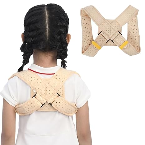 Posture Corrector for Kid Back Posture Corrector Back Brace Posture Children Back Support Brace Back Straightener Support Belt Shoulder Straightener Belt Lumbar Spine Corrector Strap Back Support Belt