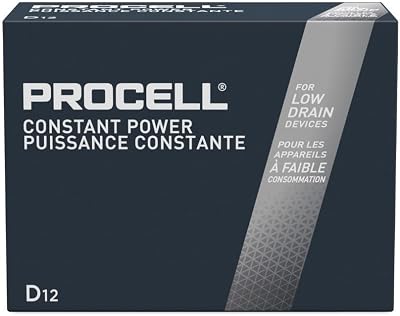 Duracell D12 Procell Professional Alkaline Battery, 12Count