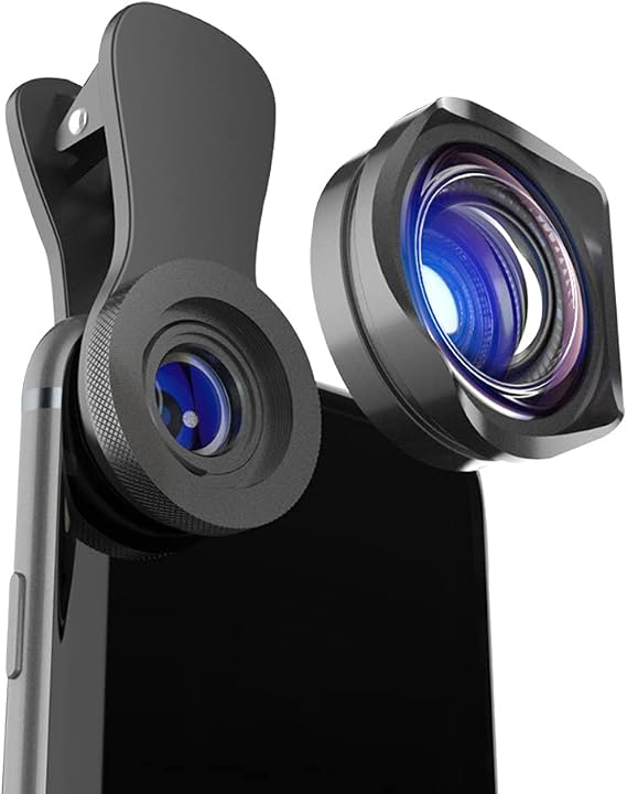 Cell Phone Camera Lens, 120° Wide Angle Lens, 15x Macro Lens with Clip, Compatible with iPhone 15/15 Pro/15Pro Max, iPhone 14/14 Pro, iPhone 13/13mini, Samsung, LG, Google Pixel and more