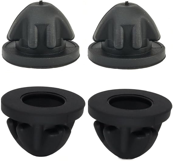 4 PCS Engine Cover Grommets 11127614138 Compatible with BMW Engine Cover Trim Rubber Mount Grommet Bush, Replacement Engine Bung Fastening Element Buffer, Engine C Over Trim Rubber Mount Grommet Bush